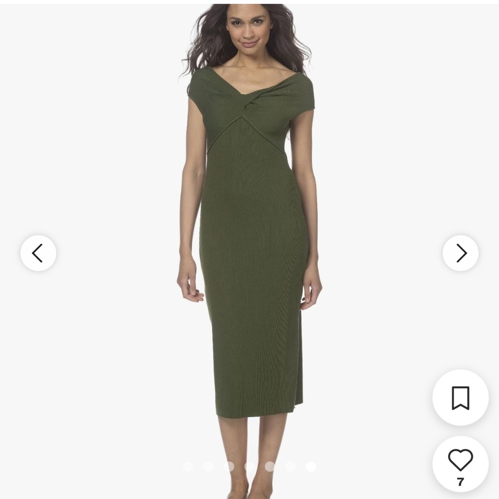 NWT Vince Ribbed Twist Dress